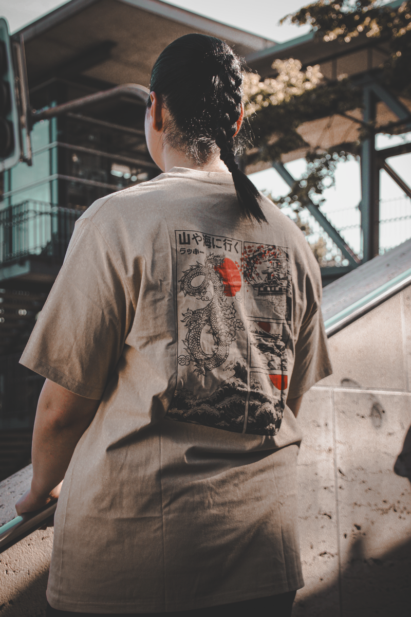 Rückansicht des Kurokai T-Shirts Dragon Lore